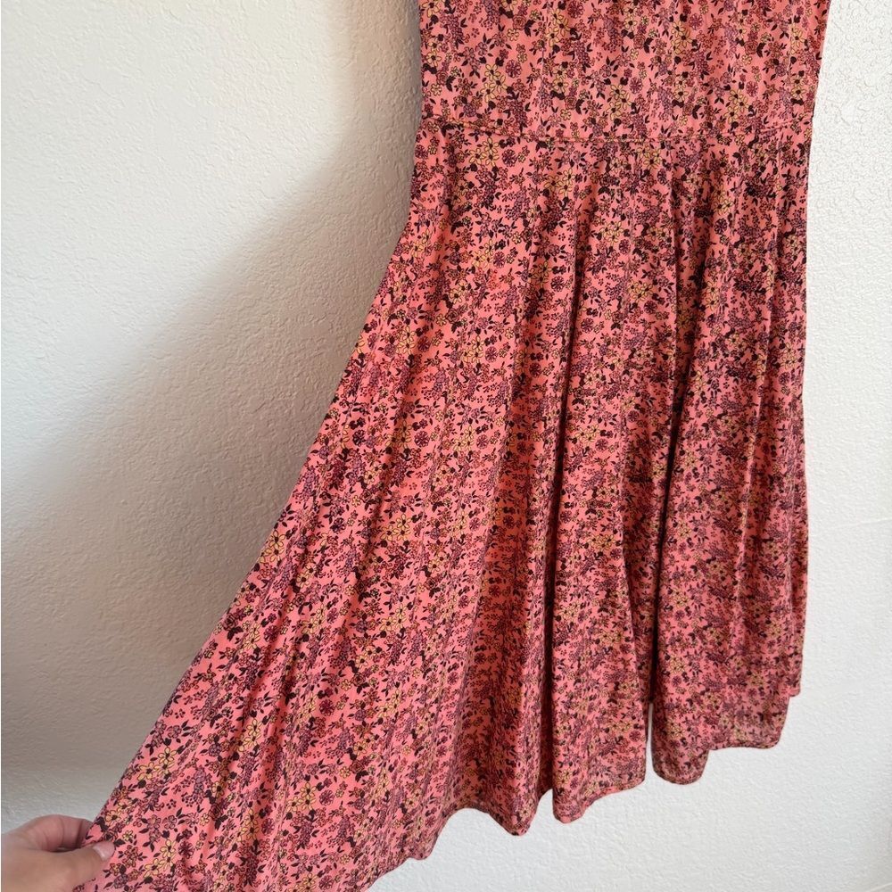 Vintage retro Betsey Johnson Pink Floral Mini boho summer 90s grunge cottagecore - Picture 7 of 11